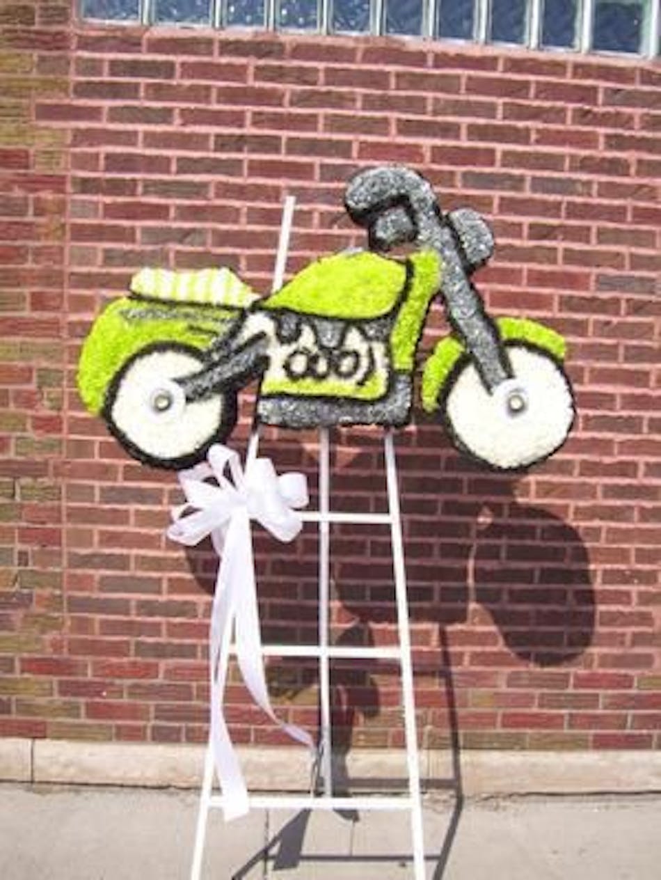 Motorcycle - Flower arrangements in Chicago, IL | Home | Fasan Florist