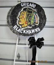 Blackhawks Hockey Puck