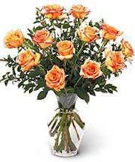 12 Tropicana Rose Bouquet